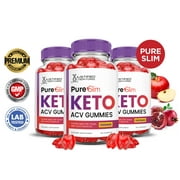 (3 Pack) Pure Slim Keto ACV Gummies 1000MG Dietary Supplement 180 Gummys
