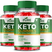 3 Pack Pure Wellness Keto ACV Gummies, PureWellness Advanced ACV 180 Gummies
