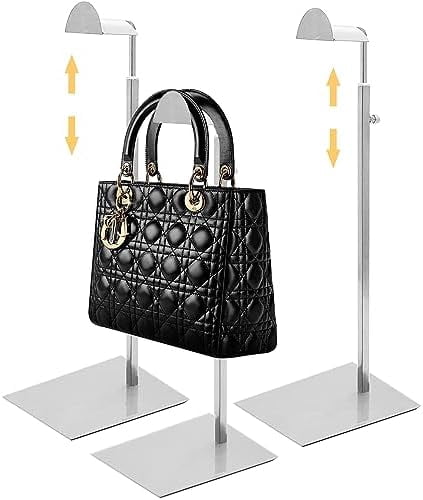 3 Pack Purse Holder, Purse Display Stand with Adjustable Height, Bag ...