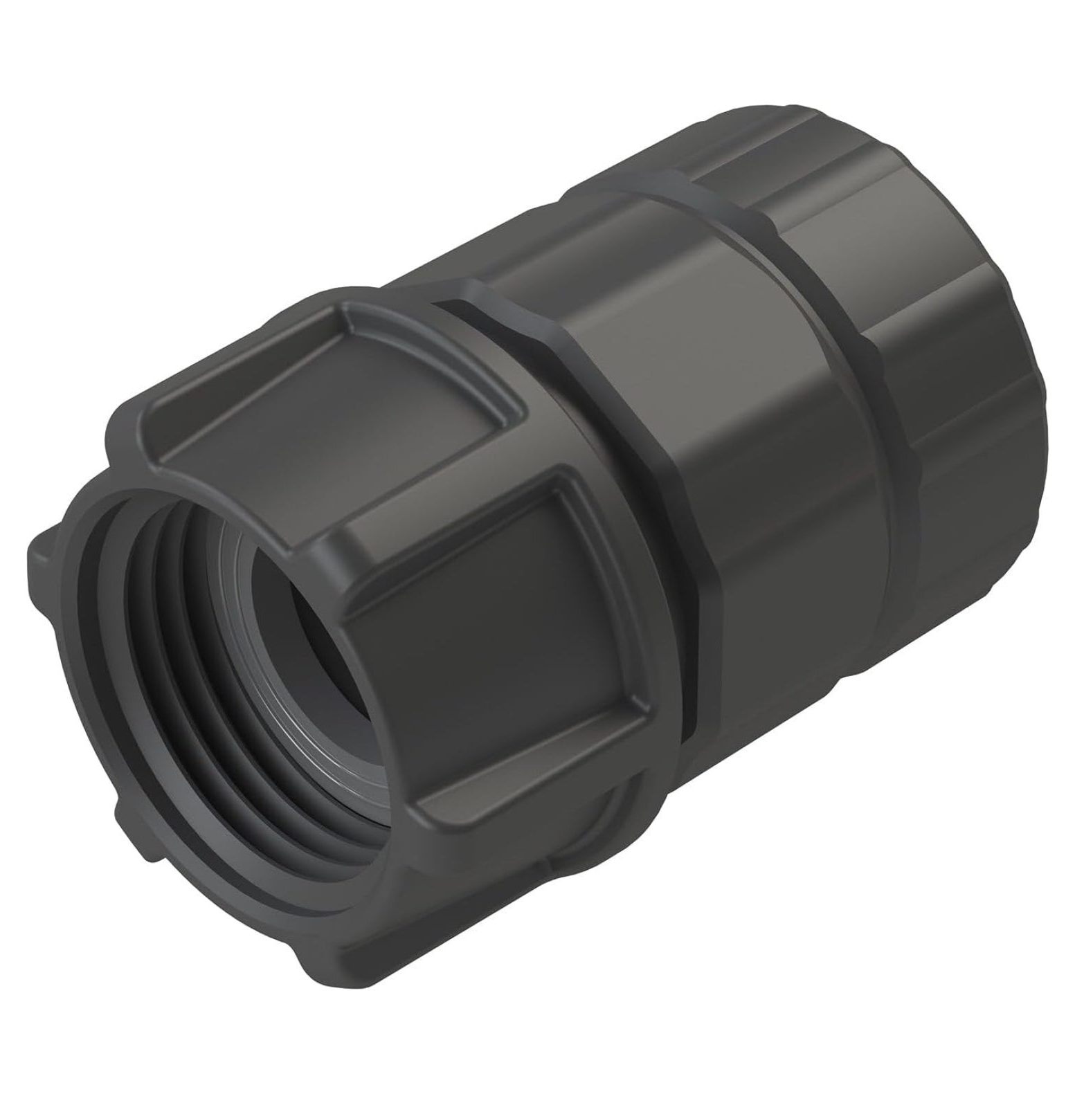 3Pack PushFit 5/8 in. Plastic Threaded Female Hose Mender (2)