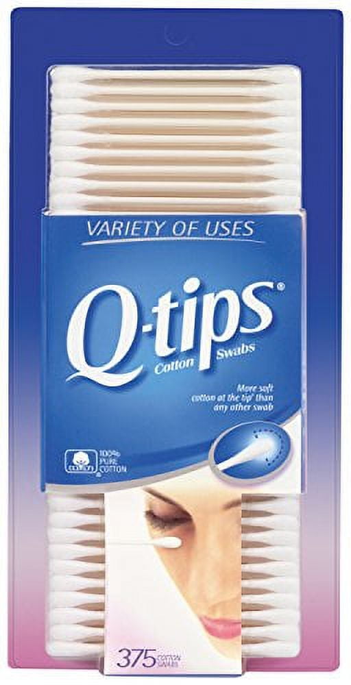 3 Pack - Q-tips Swabs 375 Each