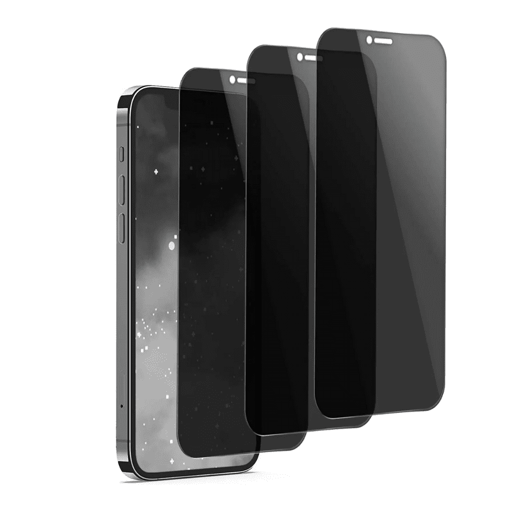 [3-Pack] Qixxronics Privacy Screen Protector for iPhone 12 Mini ...