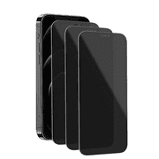 [3-Pack] Qixxronics Shatterproof Privacy Tempered Glass Screen Protector for iPhone Xs Max 6.5