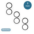 thumbnail image 1 of 3 Pack Qixxronics for iPhone 16 Camera Lens Protector Clear Tempered Glass Lens Cover Flim, 1 of 5