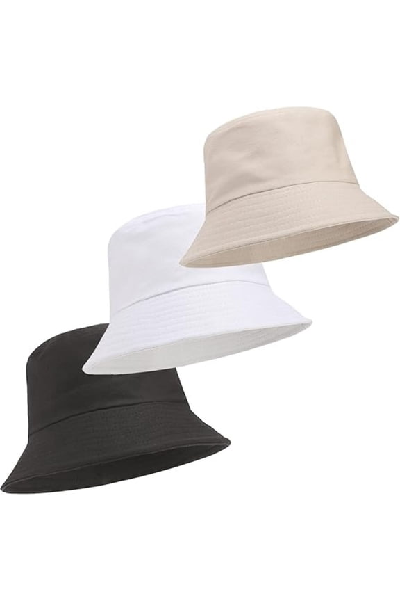 3-Pack Quick-Dry Breathable Sun Hats Unisex Packable Bucket Hat for Men Women All-Season Outdoor Sports & Travel