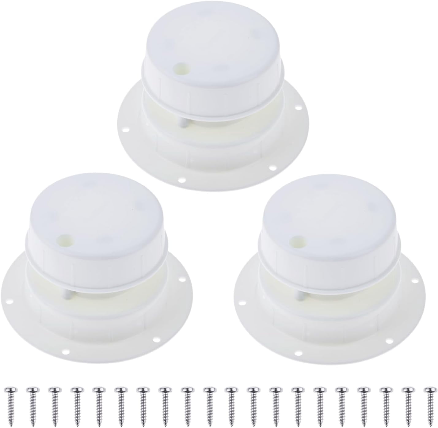RVGUARD 2-Pack Plumbing Vent Caps With Screen - Keeps Bugs Out Of Your RV, Camper, Or Trailer Pipes