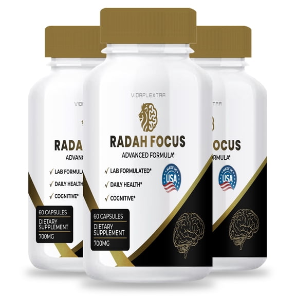 (3 Pack) Radah Focus Capsules - RadahFocus Capsules