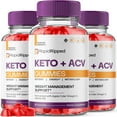 thumbnail image 1 of (3 Pack) Rapid Ripped + Keto ACV Gummies, Maximum Strength, Apple Cider Vinegar, 1 of 7