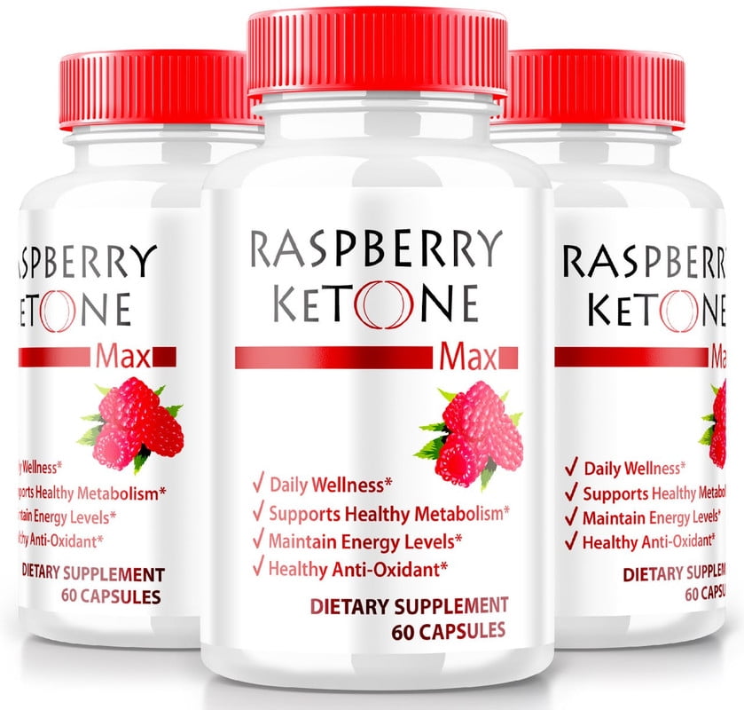 (3 Pack) Raspberry Ketone Capsules, All-Natural Weight Loss Formula to Support Active Lifestyle, Unlock Your Fitness Goals, RaspberryKetone 1200MG, Official Keto Pills (180 Capsules)