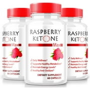 (3 Pack) Raspberry Ketone Capsules, All-Natural Weight Loss Formula to Support Active Lifestyle, Unlock Your Fitness Goals, RaspberryKetone 1200MG, Official Keto Pills (180 Capsules)