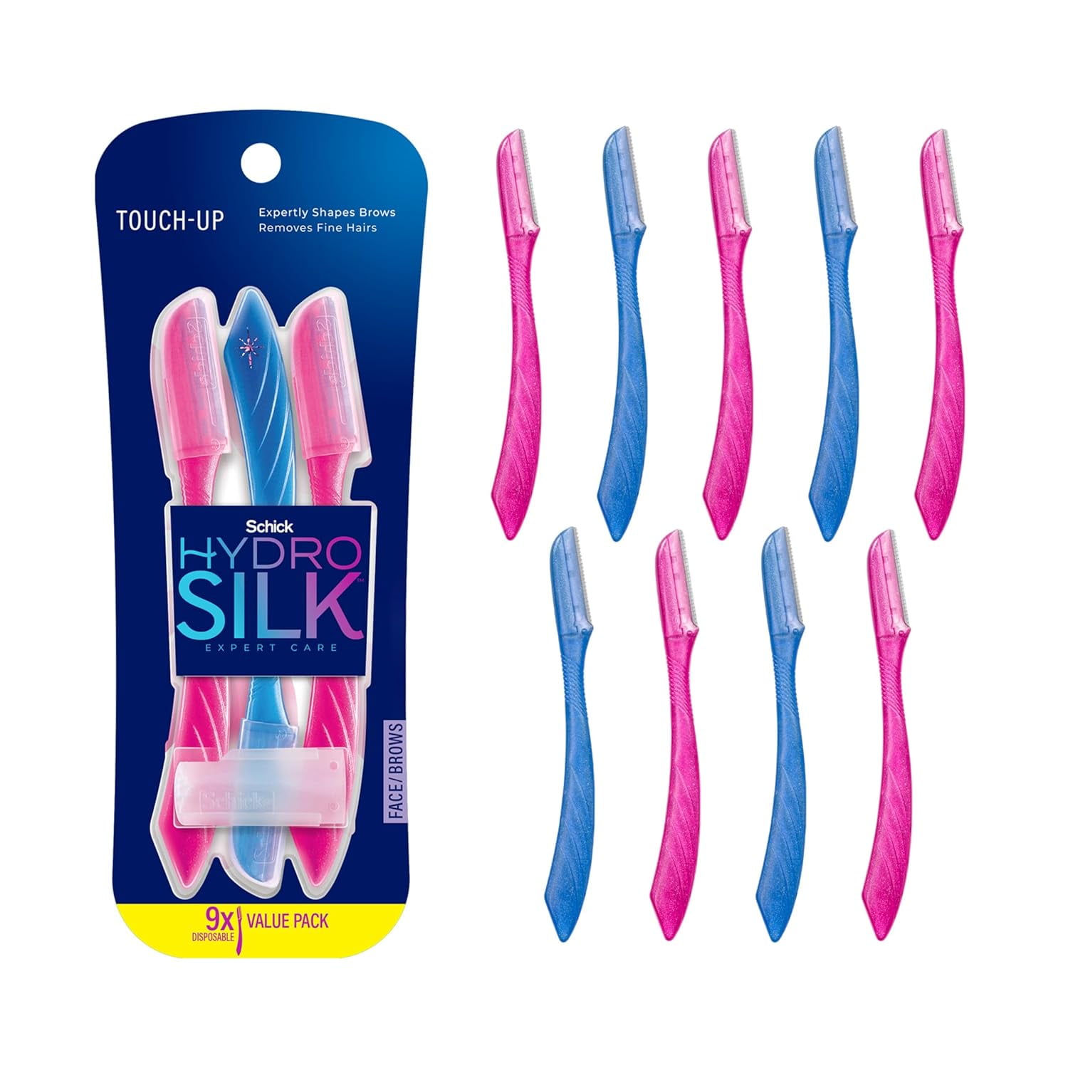 3-Pack Razors, Women's Facial Razors, Eyebrow Razors, Facial Shavers, Women's Facial Shavers, Peach Hair Removal for Eyebrows and Peach Hair