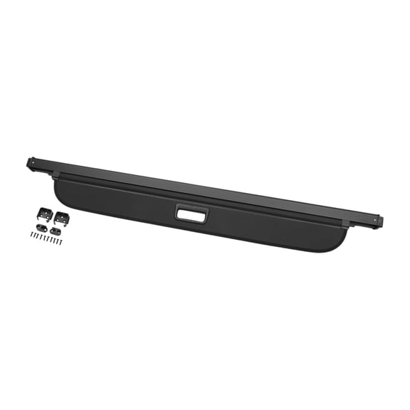 Unique Bargains Car Trunk Retractable Cargo Cover Gloss Black for Jeep Compass 2017-2024