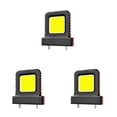 thumbnail image 1 of 3-Pack Rechargeable COB LED Work Light with Portable Flood Lamp, High-Brightness Utility Light for Workshop Garage Repair, Emergency Camping Lighting Tool, Durable Handheld Lamp, Red, By Cosmug, 1 of 5