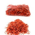 thumbnail image 1 of [3 Pack] Red Rubber Bands Size #10 (1-1/4 x 1/16 inches) Approx 2500 pcs per Box - Non-Latex Rubberbands For Office, Commercial, Store, Home, Kitchen, Industrial, Money, Electrical Use (3 Box), 1 of 8