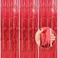 thumbnail image 1 of 3 Pack Red Streamers Party Backdrop Christmas Decorations Backdrop Curtains Carnival Casino Theme Birthday New Year Holiday Celebration Bachelorette Party Decorations Supplies, 1 of 7