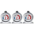 3 Pack Refrigerator Thermometer Classic Fridge Thermometer Large Dial