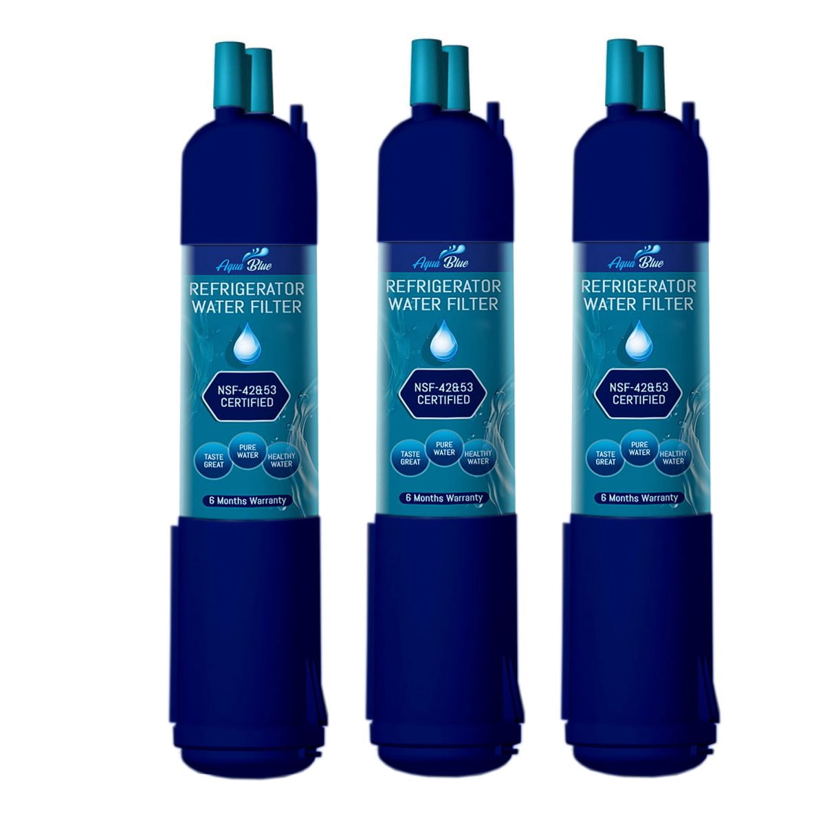 3 Pack Refrigerator Water Filter for Whirlpool ED5VHEXVB02 ED5VHEXVB03  ED5VHEXVB04