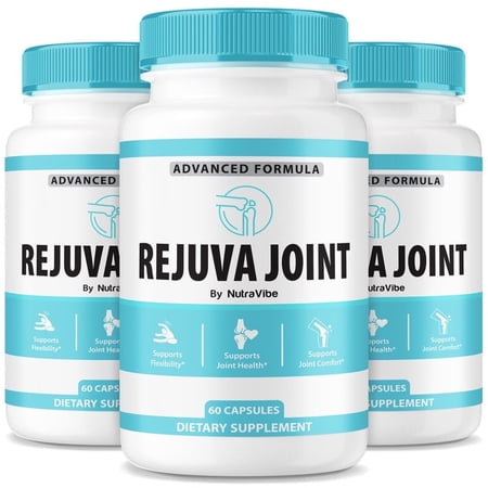 (3 Pack) Rejuva Joint Capsules – Natural Joint Support Formula for Flexibility, Mobility & Confidence in Movement | Daily Formula for Comfort, Recovery & Active Lifestyle (180 Capsules)