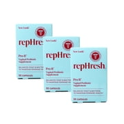 3 Pack - Rephresh Pro B Probiotic Feminine Supplement 30 Capsules