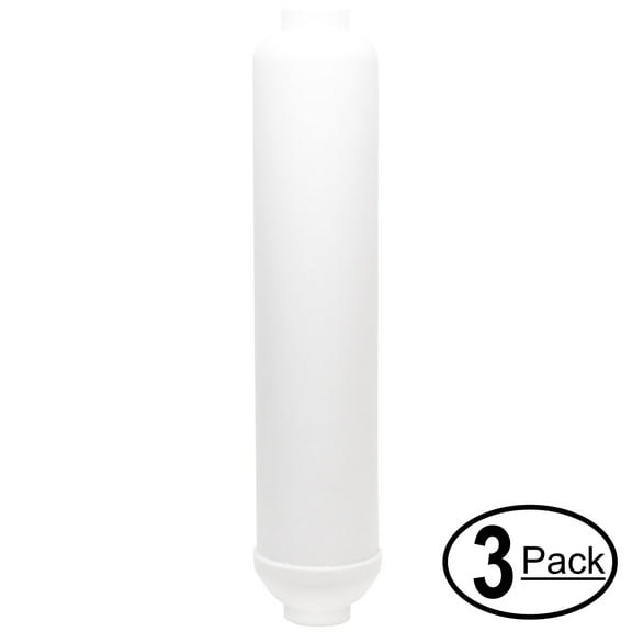 3-Pack Replacement for AquaFX 4StageDWSF-CB10-2 Inline Filter Cartridge - Universal 10-inch Cartridge for AquaFX 4 Stage Drinking Water System - Denali Pure Brand