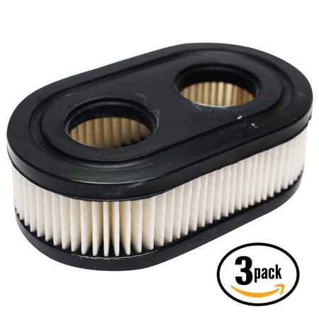3-Pack Replacement Briggs & Stratton 09P702-0027-F1 Engine Air Filter - Compatible Briggs & Stratton 593260 Filter