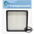 thumbnail image 1 of 3-Pack Replacement for Dirt Devil Total Vision Bagless Upright UD70220 Vacuum HEPA Filter and Foam Filter Insert - Compatible with Dirt Devil 304708001, F59, F66 HEPA Filter and Foam Filter Insert, 1 of 4