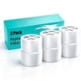 thumbnail image 1 of 3-Pack Replacement Filter for JOLIE Shower Head, Compatible with JOLIE Shower Filter Cartridge, Reduces Chlorine, Heavy Metals & Impurities, Softens Skin & Hair, 1 of 6