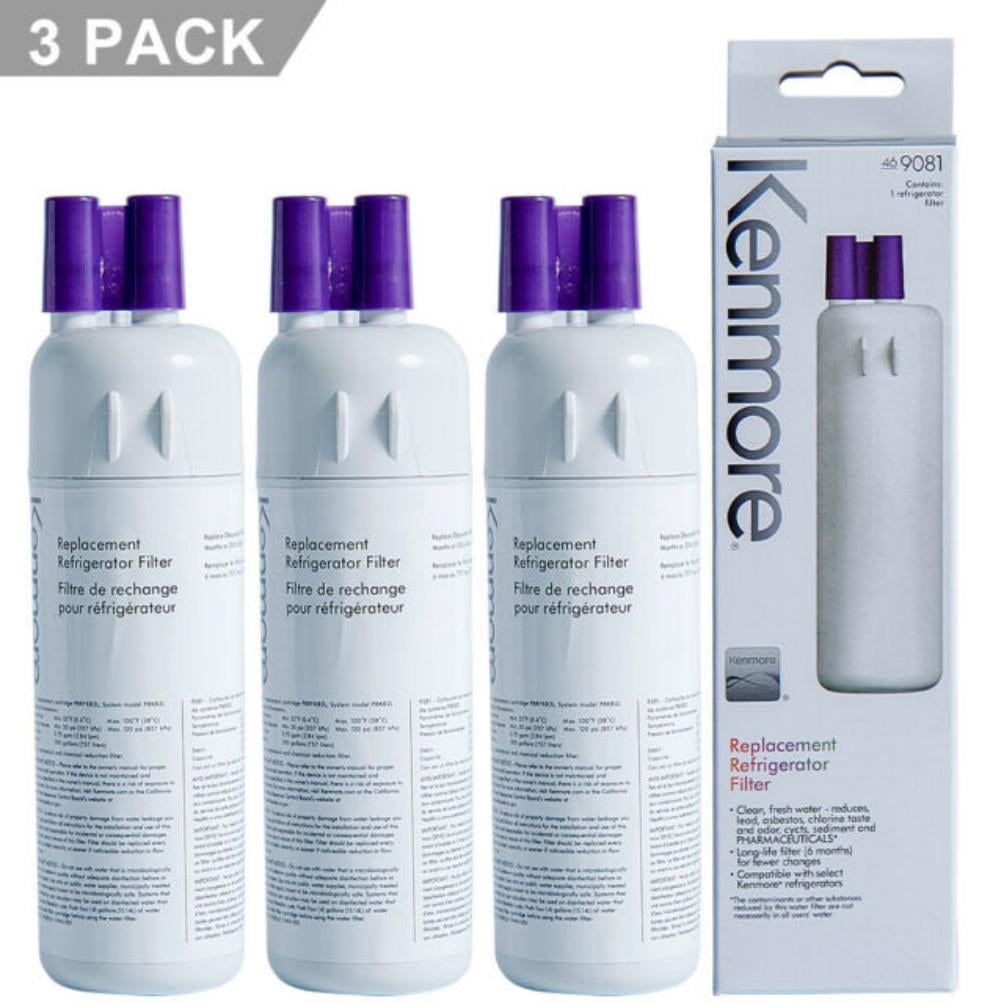 Kenmore 9081 Refrigerator Water Filter Replacement, 469930, 3 Pack