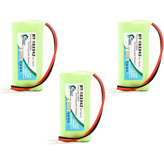 3 Pack - Replacement for AT&T CL82353 Battery Compatible with Cordless Phone (700mAh 2.4V NI-MH)