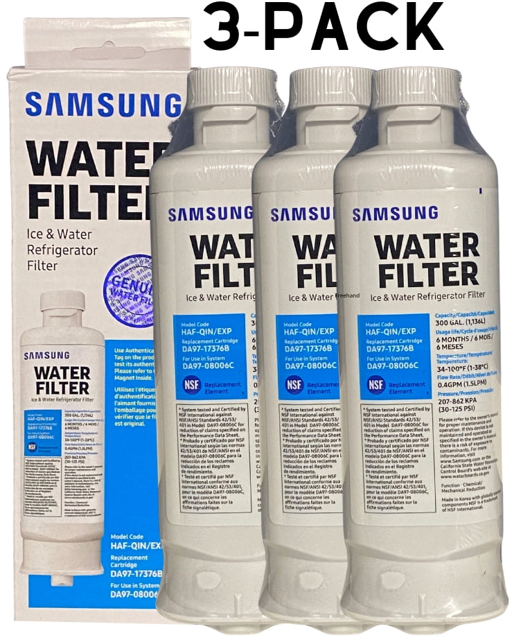 3Pack Replacement for DA9717376B HAFQIN/EXP Refrigerator Water