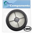 thumbnail image 1 of 3-Pack Replacement for Dirt Devil Quick Lite Plus Bagless Upright UD20015 Vacuum HEPA Filter - Compatible with Dirt Devil F44 Filter, 1 of 4