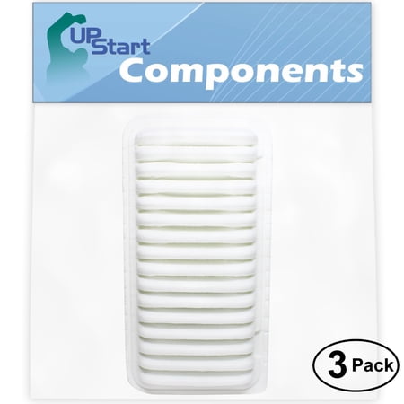 3-Pack Replacement for Engine Air Filter for TOYOTA 17801-0D020 Car/Automotive - Panel Filter, ACA-9482