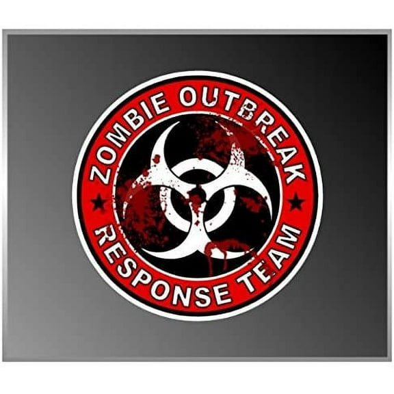 3 Pack - Resident Evil Zombie Outbreak Response Team Biohazard Vinyl Decal Bumper Sticker