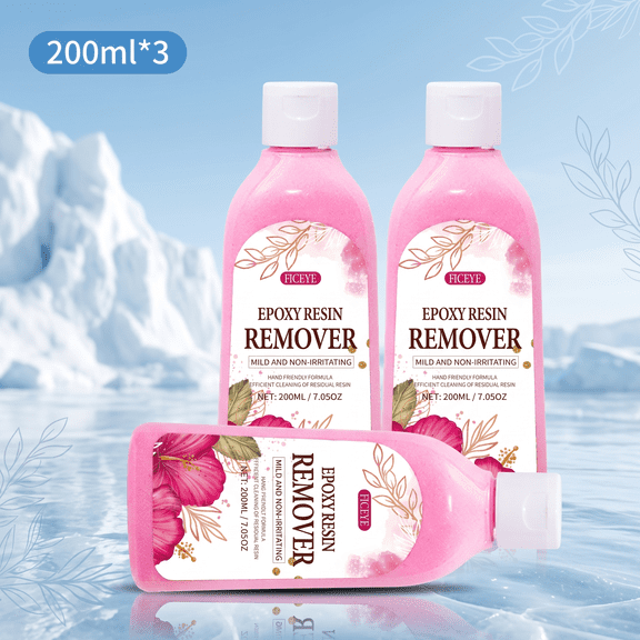 3-Pack Resin Cleaner-Strong Resin Remover-Total 21.15oz For Deep Cleaning