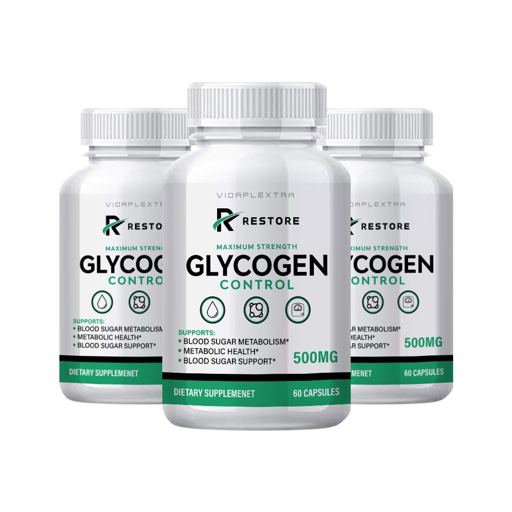 (3 Pack) Restore Glycogen Restore Glycogen Control Health Capsules