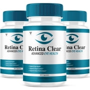 3 Pack Retina Clear Capsules, RetinaClear Premium Supplement 180 Capsules