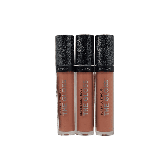 3 Pack Revlon Ashley Graham Never Enough Lip Collection x Super Lustrous The Gloss - 322 Feelin' It