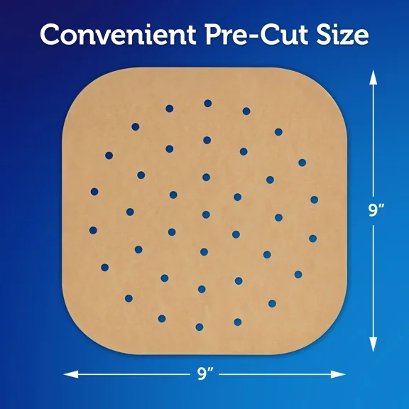 (3 Pack) Reynolds Kitchens Parchment Paper Air Fryer Liners, 50 Count