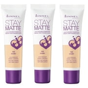 3 Pack Rimmel London,Stay Matte, Liquid Mousse Foundation,Ivory.1 Fl. Oz