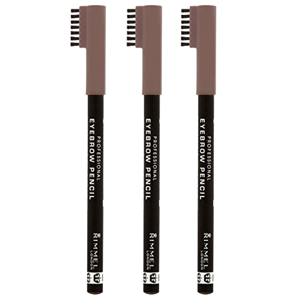 (3 Pack) Rimmel Professional Eyebrow Hazel 002, 0.05 Ounces