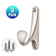 thumbnail image 1 of 3 Pack Robe Towel Hooks for Bathroom Kitchen, Durable Stainless Steel Hanging Wall Hooks, 1 of 6