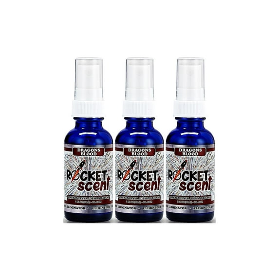 3-Pack Rocket Scent Dragons Blood Concentrated Air Freshener