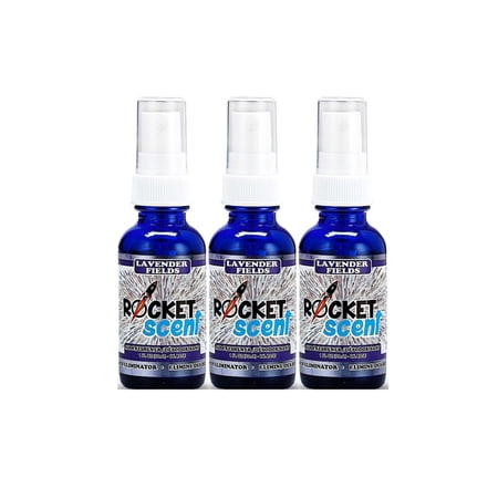 3-Pack Rocket Scent Lavender Fields Concentrated Air Freshener