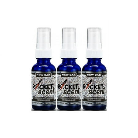 3-Pack Rocket Scent New Car Concentrated Air Freshener