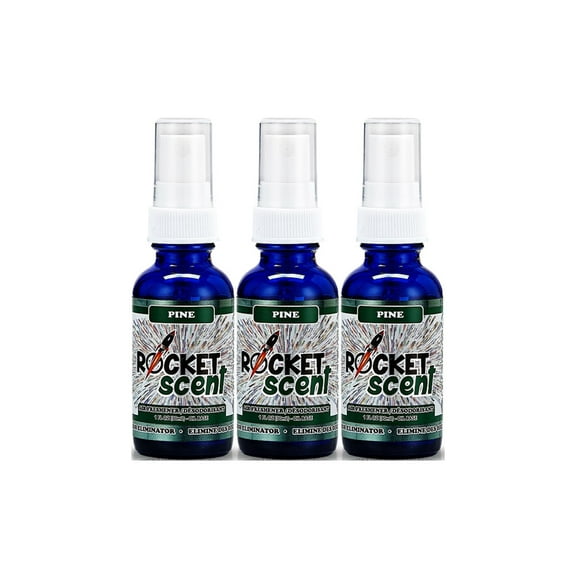 3-Pack Rocket Scent Pine Concentrated Air Freshener