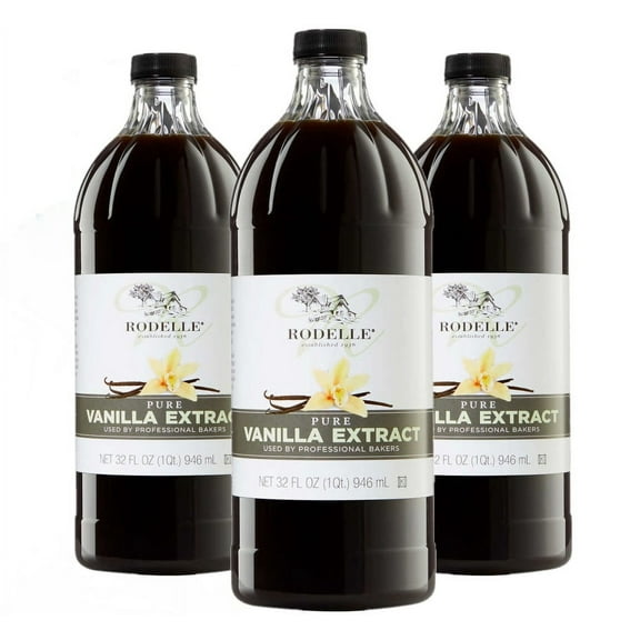 3 Pack | Rodelle Pure Vanilla Extract, 32 oz
