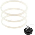 thumbnail image 1 of 3 Pack Rubber Gaskets Replacement Seal White O-Ring for Nutri Ninja Pro Blender Replacement for Ninja BL660 1100w BL770 1500w BL663 BL740 BL773CO BL780 BL780CO (3.22 inch Gaskets), 1 of 5