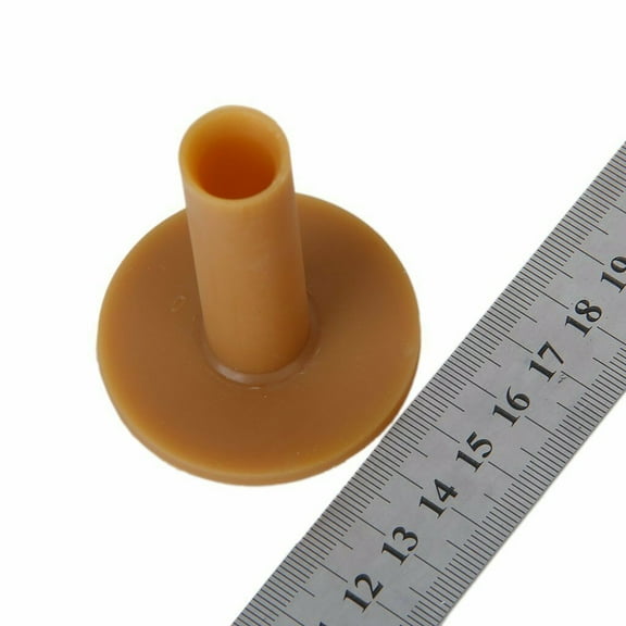 3-Pack Rubber Golf Tees for Driving Range Practice 60/70/80mm Yellow