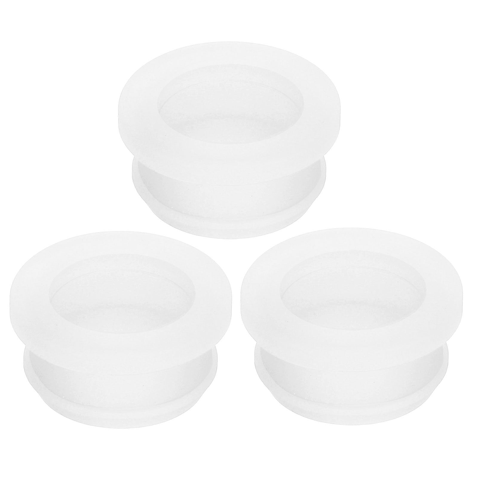 Uxcell 12Pack Rubber Grommets 15mm Drill Hole, 10mm ID Top Hat Hole Plug Grommet - View #4