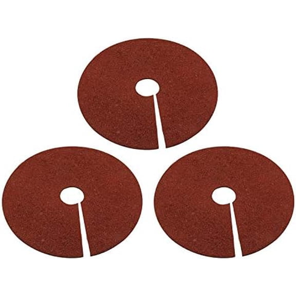 3 Pack Rubber Mulch Ring Tree Protector Mat Tree Protection Weed Mats, Heavy Duty Rubber, 24 inch$$Garden & Patio